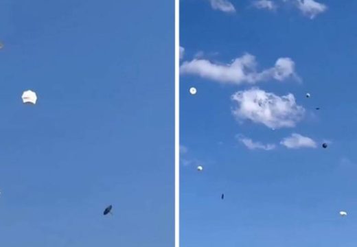 Podgorica: Suncobrani lete kao baloni, podigla ih pijavica (Video)