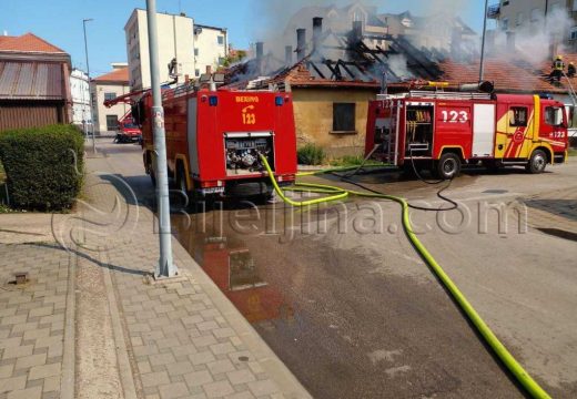 Bijeljina: Lokalizovan požar u Atinskoj ulici (Foto)