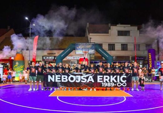Dirljiva počast drugaru na 3×3 basket turniru u Bijeljini: Legenda Nebojše Erkića će nastaviti da živi (VIDEO)