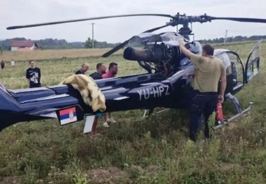 Drama na nebu iznad Prnjavora: Helikopter iz Srbije prinudno sletio