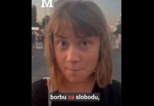 Srbija: Greta Tunberg na protestu u Beogradu, najavila dolazak u BiH (Video)