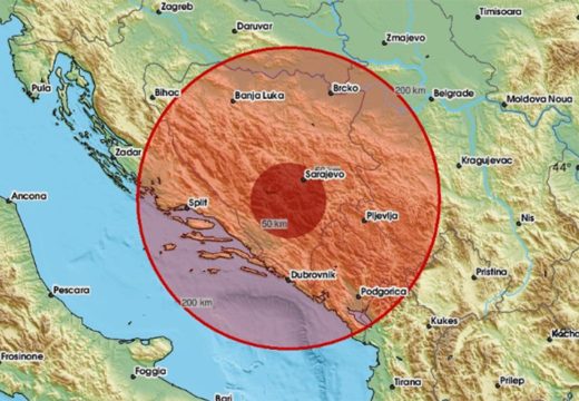 Evo i gdje: Zemljotres u BiH
