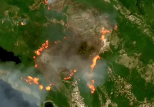 Požari paralizuju Crnu Goru: Satelitski snimci pokazuju razmjere požara u Crnoj Gori (FOTO)