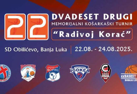 Banjaluka domaćin 22. memorijalnog turnira “Radivoj Korać”