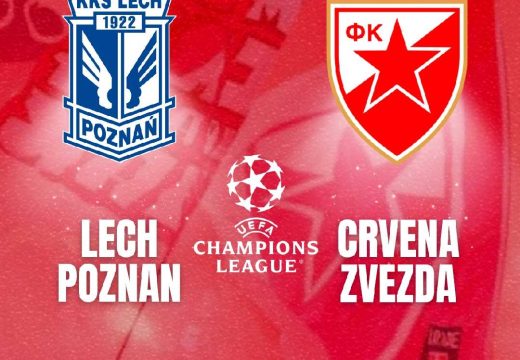 Veče Lige šampiona u Čičinom Sokačetu: Direktan prenos utakmice Lech Poznan – Crvena zvezda