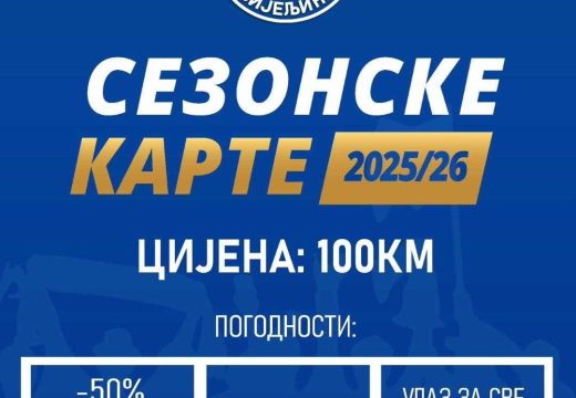 Bijeljina:Počela prodaja sezonskih ulaznica za utakmice FK Radnik SoccerBet