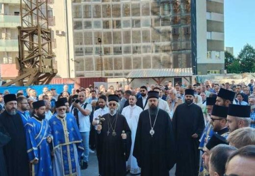 Banjaluka: Počela prva liturgija u srpsko-ruskom hramu