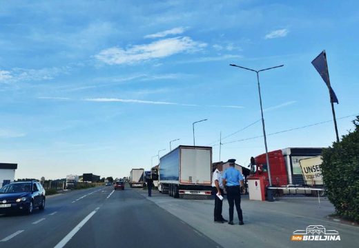 Protest prevoznika: Otvoren terminal kod Bijeljine