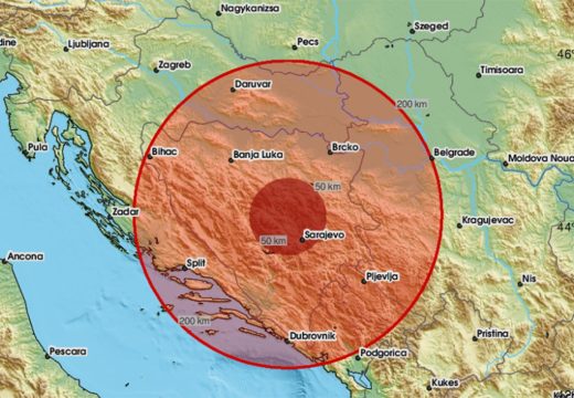 EMSC: Zemljotres u BiH; “Kratak, ali jak”