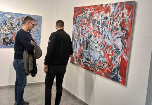 Umjetnici teže ka stvaranju sopstvene poetike: Slike Pavla Golijanina putuju u Pariz (Foto)