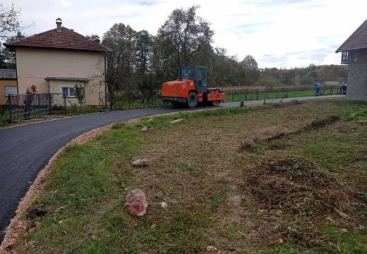 U Peljavama asfaltirane dvije dionice lokalnih puteva (Foto)