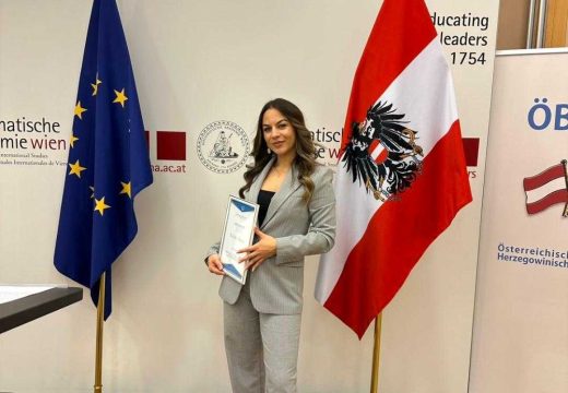 Naši studenti postižu odlične rezultate u inostranstvu:  Rada Ivković najbolji student iz BiH u Austriji
