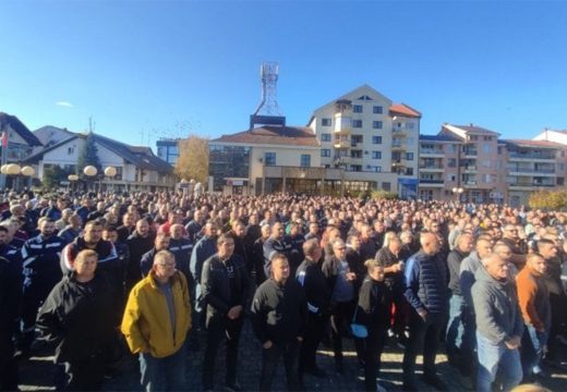 Ugljevik: Rudari RiTE Ugljevik sa protesta poručili da ne vjeruju dogovoru u Banjaluci