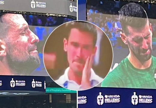 Novak Đoković se slomio, plakao kao kiša: Sjetio se “drugog oca”, i brat Đorđe brisao suze (Video)