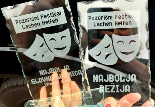 Veliki uspjeh Dramskog kluba “Virus“ bijeljinske gimnazije: Jana Krtolina najbolja glumica školskog festival (Foto)