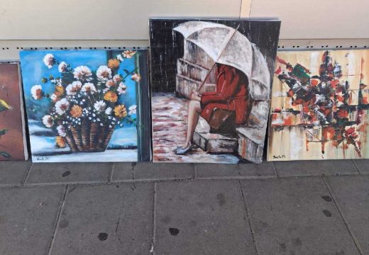 Slika i puno pješači u osmoj deceniji života: Neumorni Dušan Basta slikarstvom se bavi više od 40 godina (Foto)