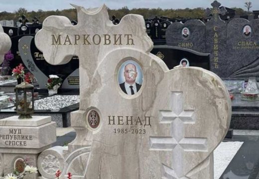 Policija: Uhapšeni zbog skrnavljenja nadgrobnog spomenika ubijenog inspektora u Bijeljini