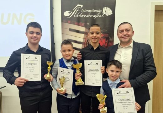 Muzička škola “Kornelije Stanković”: Zlato na festivalu “Akordeon” u Gracu