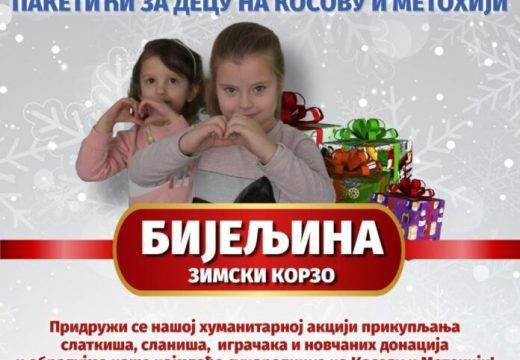 Bijeljina uz djecu Kosova i Metohije: Humanitarni štand na Zimskom korzou 28. decembra