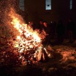 Proslavljeno Badnje veče, naloženi badnjaci