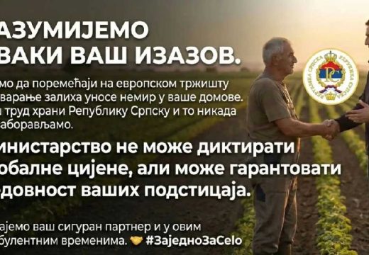 RS: Ministarstvo poljoprivrede o problemima mljekara