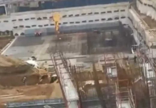 Region: Urušila se ogromna skela u Zagrebu, snimak postao viralan (Video)