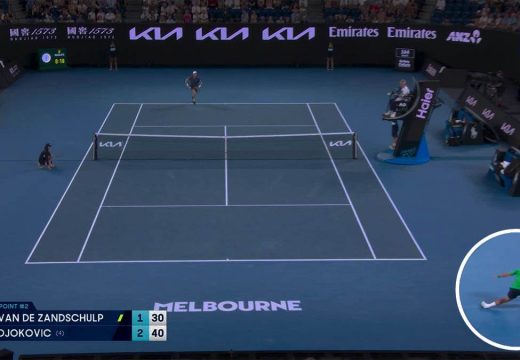 Đoković ukrao poen i brejk rivalu: Spektakularan potez iz nemoguće pozicije, ovako to radi najbolji ikada