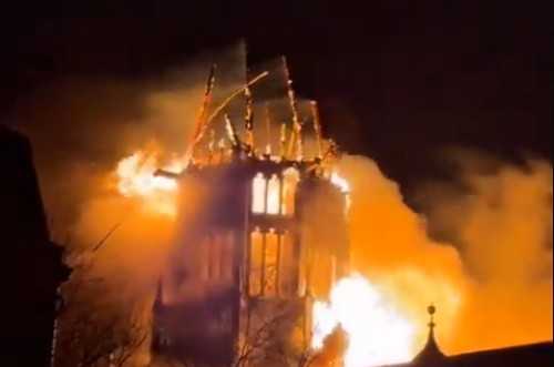 Katastrofa u Amsterdamu: Požar zahvatio simbol grada (Video)