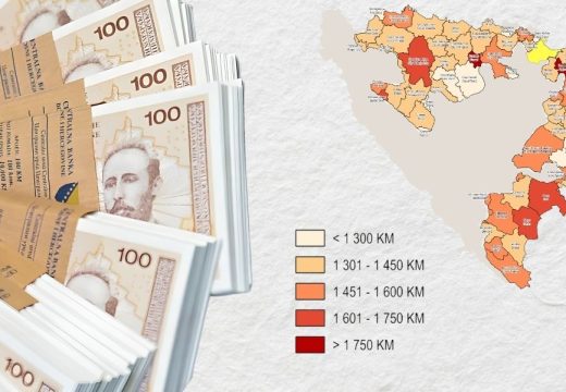 Male opštine na vrhu: Mapa plata u RS otkrila teritorijalne razlike (Foto)