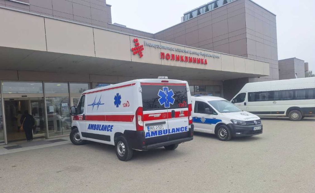 Povrijeđena: Radnica pala sa zgrade UKC RS u Banjaluci