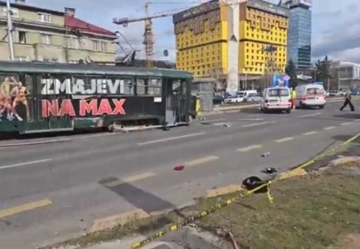 Sarajevo: Nadzorne kamere u tramvaju koji je iskočio iz šina nisu radile