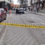 Policija vrši uviđaj: Zapaljen „Mercedes“ u Njegoševoj ulici (Foto)