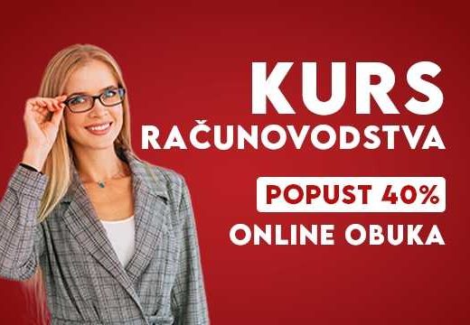 Računovodstvo iz udobnosti doma: Online kurs uz 40% popusta za prijave do 24. marta