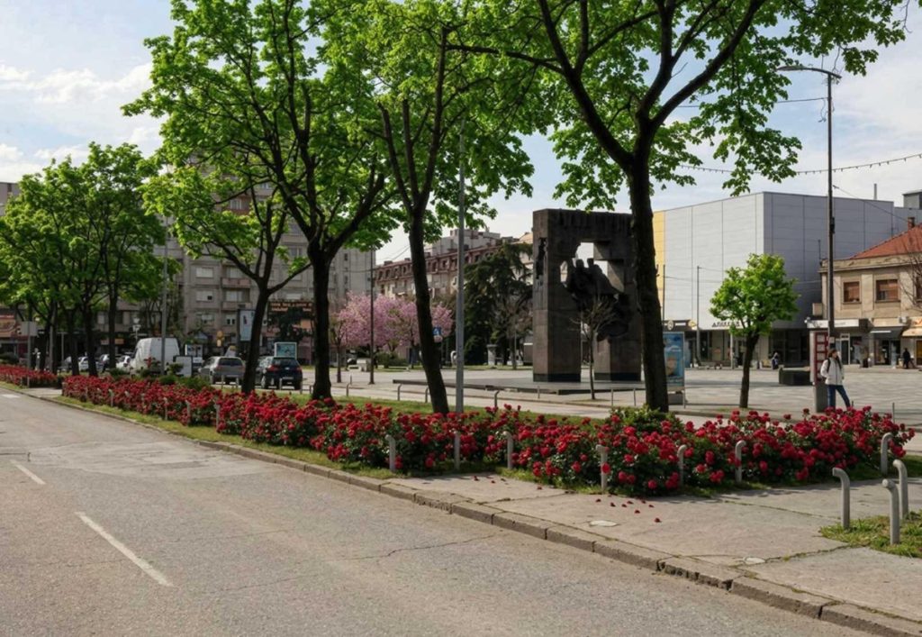 Novo ruho: Ulica u Bijeljini dobija 1.000 ruža