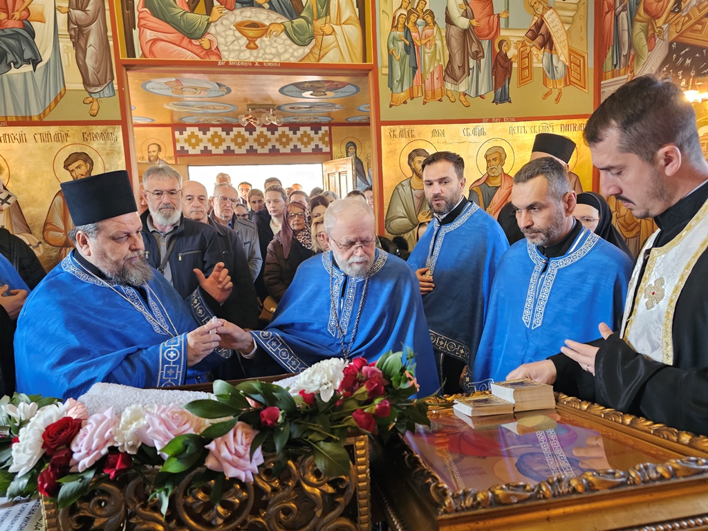Ugljevik: Doček čudotvorne ikone Presvete Bogorodice u manastiru Svetog Aleksandra Nevskog