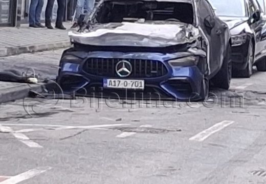 Bijeljina: Okružno javno tužilaštvo- “Mercedes najvjerovatnije namjerno zapaljen”