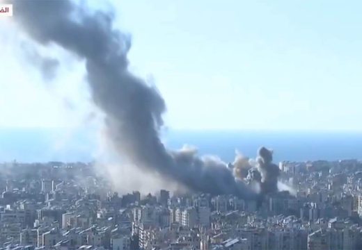 Izrael nastavio sa vazdušnim udarima, žestoko napadnut Bejrut: Prijestonica Libana u plamenu (Video)