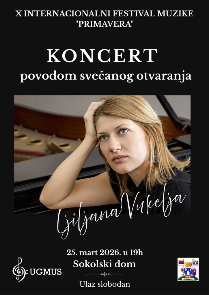 Na koncertu otvaranja istaknuta pijanistkinja Ljiljana Vukelja: Festival “Primavera” u Bijeljini