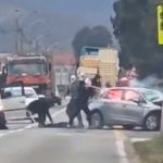 Drama kod Mostara: Maskirani napadači zapalili vozilo i napali vozača (Video)