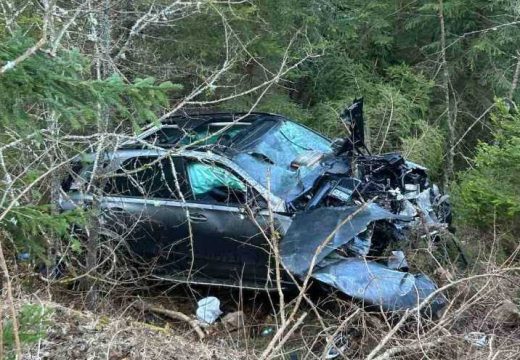 RS: Drama u Kneževu, spasili vozača iz provalije (Foto)