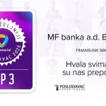 Veliki uspjeh domaće banke: MF banka među TOP 10 najpoželjnijih poslodavaca u BiH