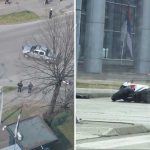 RS: Povrijeđen motociklista kod zgrade Vlade Republike Srpske (Foto)