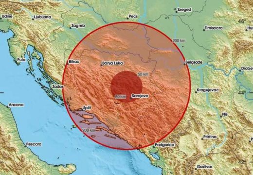 Zemljotres u BiH: “Čuo se kao udar”
