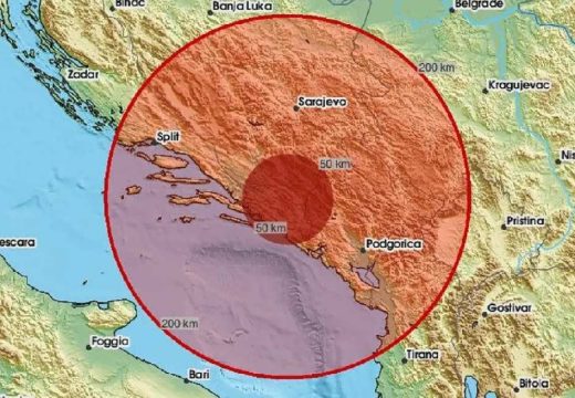 Region: Zemljotres u Crnoj Gori, osjetilo se i u BiH