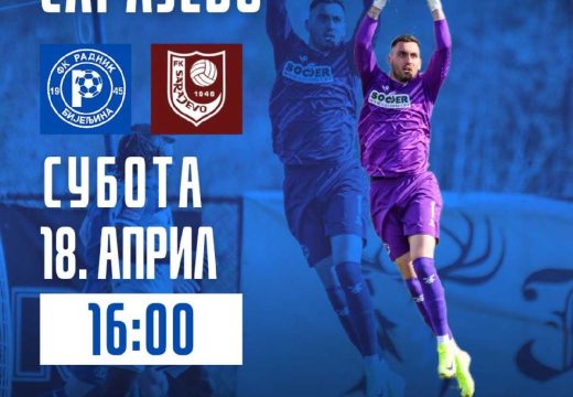 Fudbal: Sutra Radnik dočekuje Sarajevo