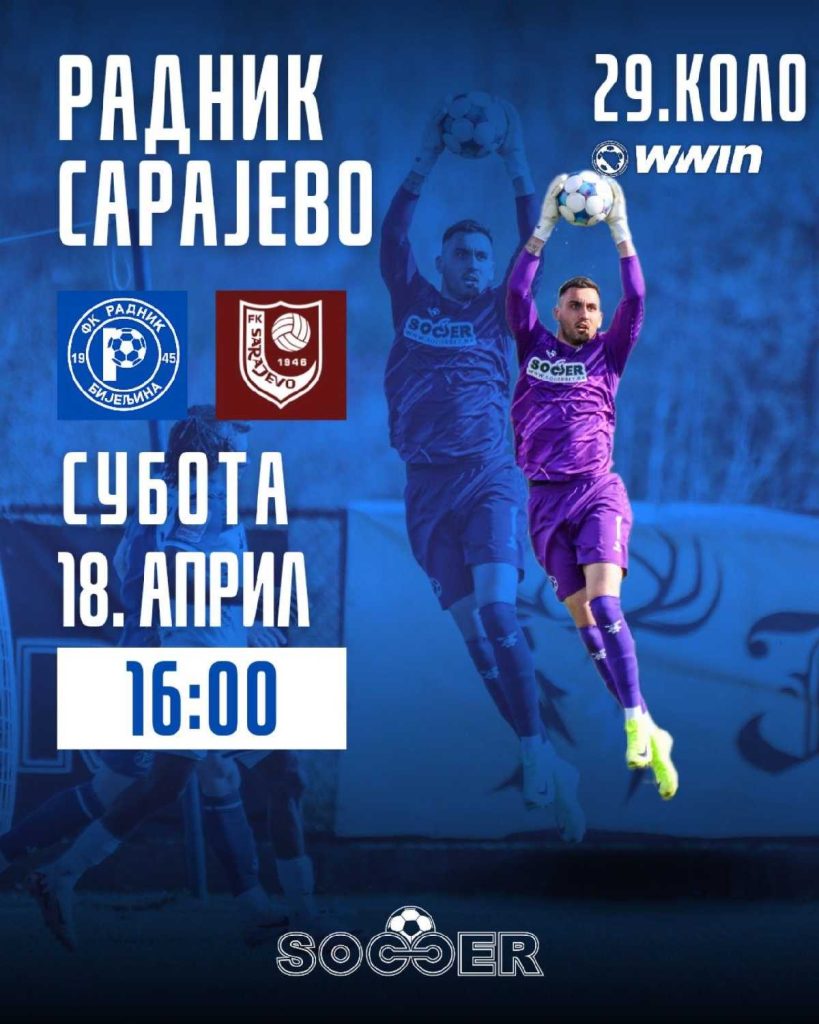 Fudbal: Sutra Radnik dočekuje Sarajevo