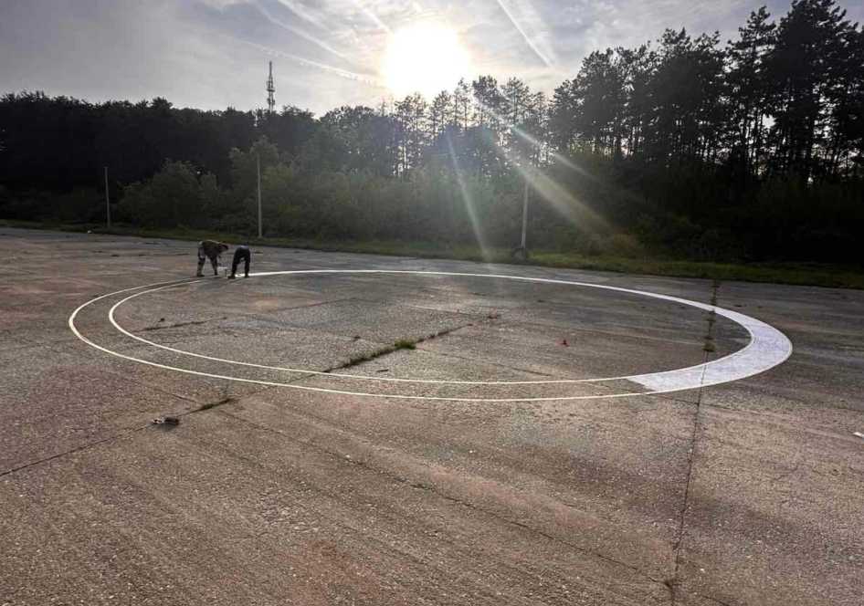 Zajednički rad: Uređen heliodrom u Bijeljini (Foto)