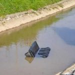 Bijeljina: Trosjed pluta kanalom Dašnica (Foto)