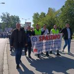 Prvomajski protest u Zenici: Više od 1.500 ljudi traži spas za Željezaru