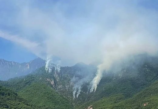 Požar u Jablanici i dalje aktivan: Gori borova šuma